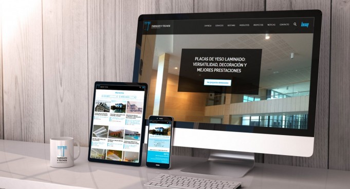 Presentamos la nueva web de Tabiques y Techos R.