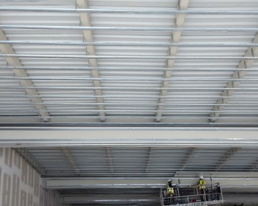 Tienda Lidl en Burgos, por Tabiques y Techos R.