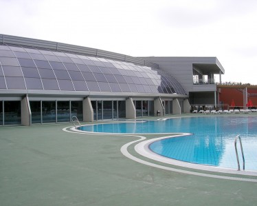 Complejo Deportivo Buesa Arena por Tabiques y Techos R.