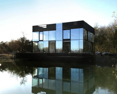 Casa del Lago cerca de Londres, Oxford, por Tabiques y Techos R.